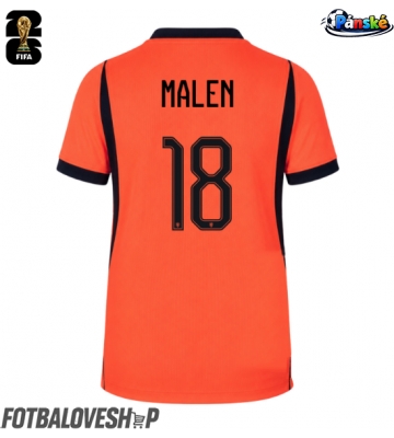 Nizozemsko Donyell Malen #18 Domácí Dres MS 2026 Krátký Rukáv